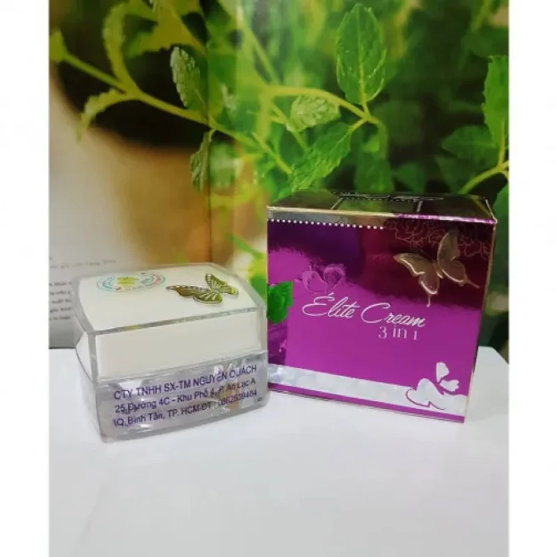 Crema Elite con extracto de nguyễn quách 3 en 1 para que la piel de diferentes zonas se vuelva más blanca, luminosa y uniforme en tono, crema para aclarar la piel con extracto de chong nang.