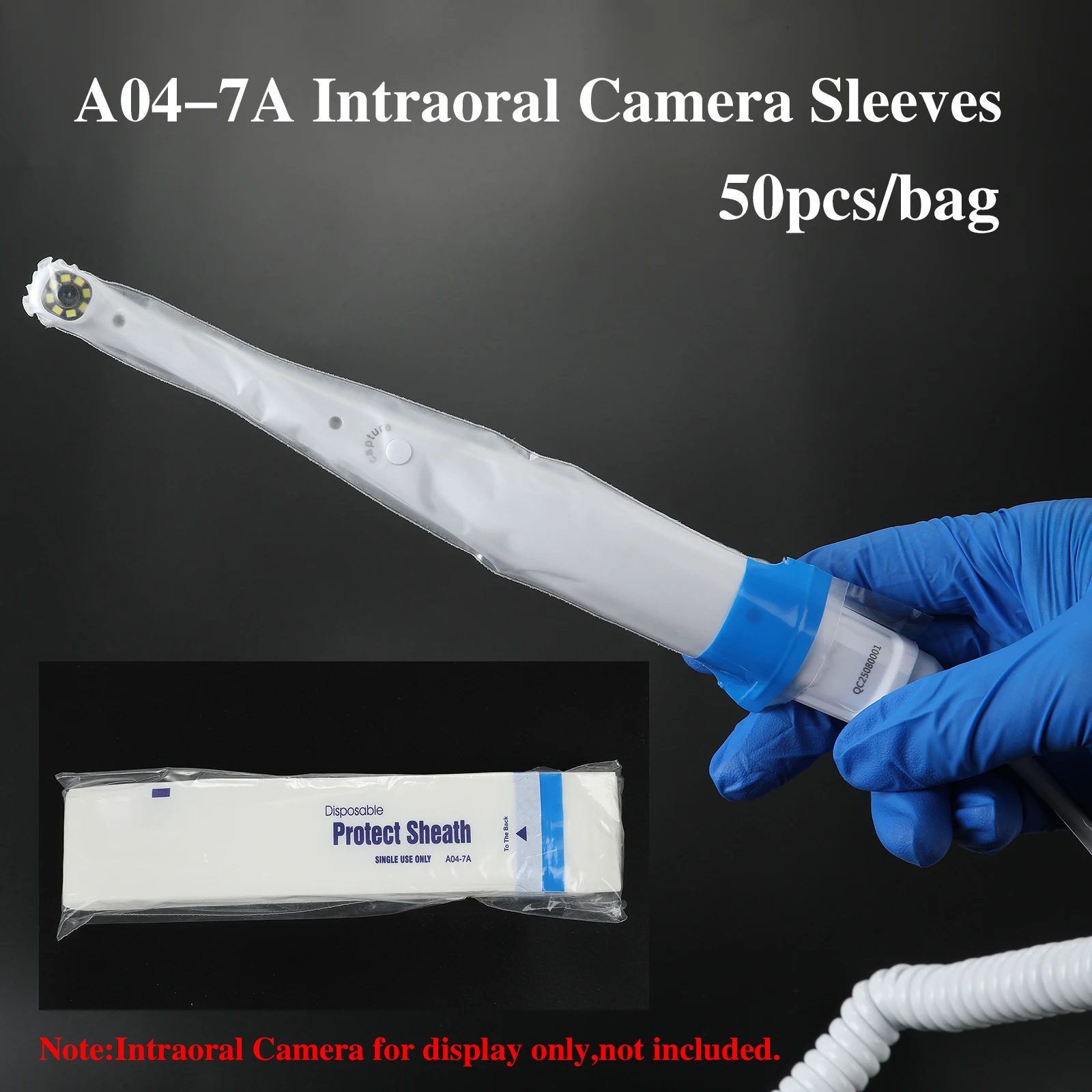 

A04-7A Dental Intraoral Camera Covers Protective Sheath Endoscope Sleeves Disposable