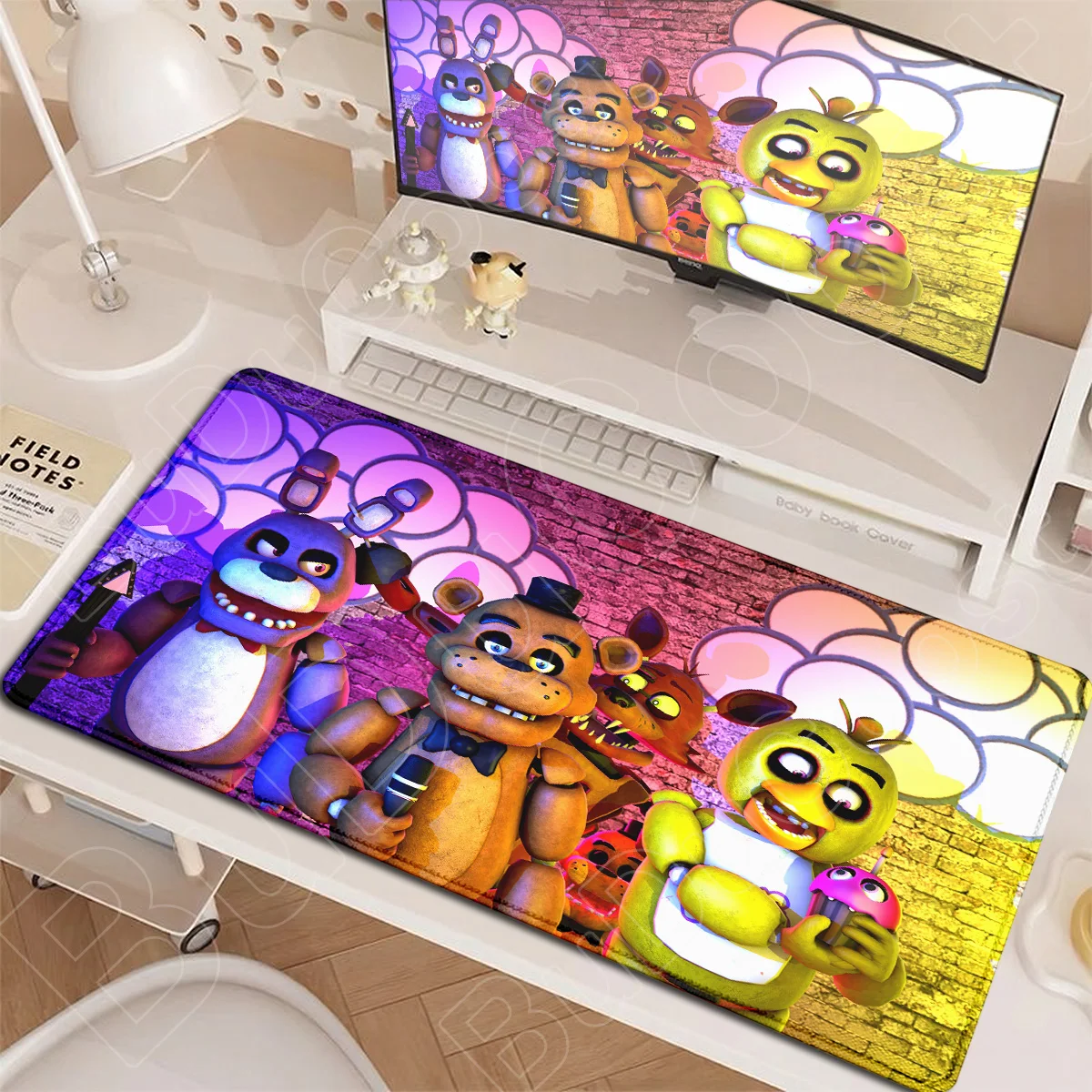 Laptop Esport Gamer Mouse Mat Computer Rubber Accessories Hot Fnaf Five-Nights-At-Freddys Mousepad Large Locking Edge Office Rug