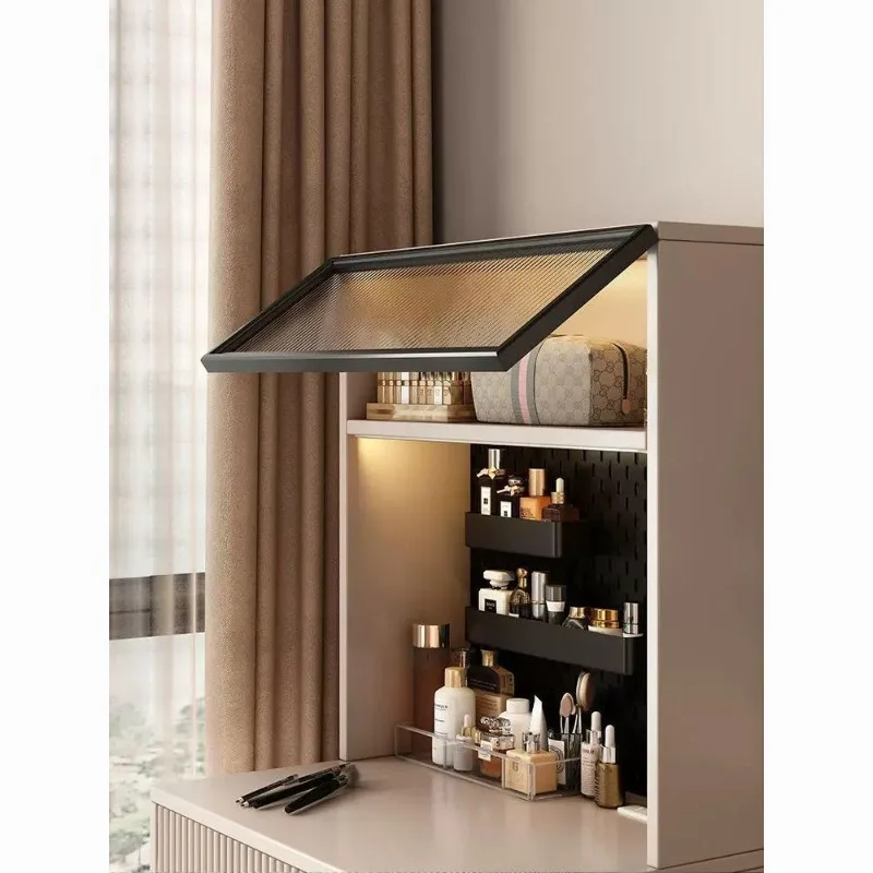 

Bedroom small apartment storage cabinet integrated simple modern master bedroom light luxury special makeup table