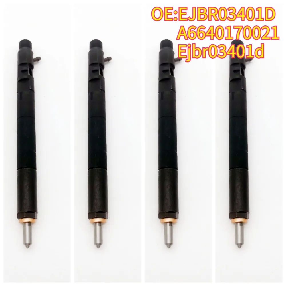 Original High Quality New For 4PCS EJBR03401D A6640170021 Diesel Injector