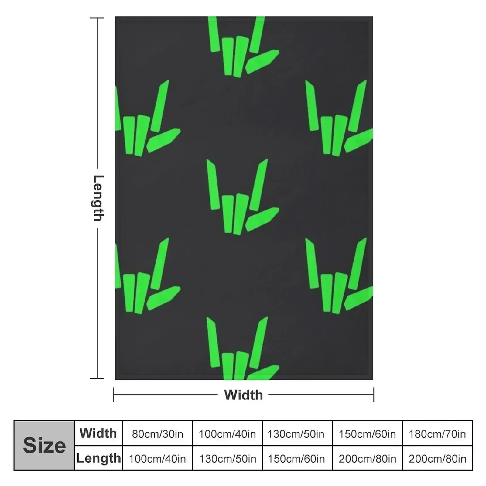 s Original share The Love, Share The Love green Throw Blanket couch cozy soft plush fuzzy picnic outdoor blanket