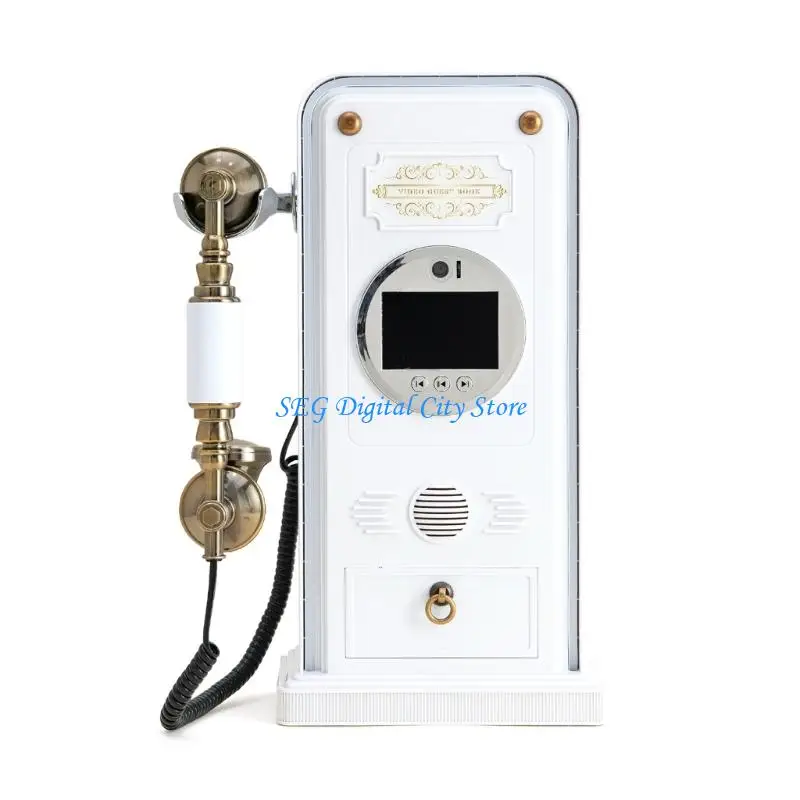 U75B Wedding Video Guest Book Phone with 32GB Storage, 1080P Screen and Handset Message Station for Guest Sign In Use