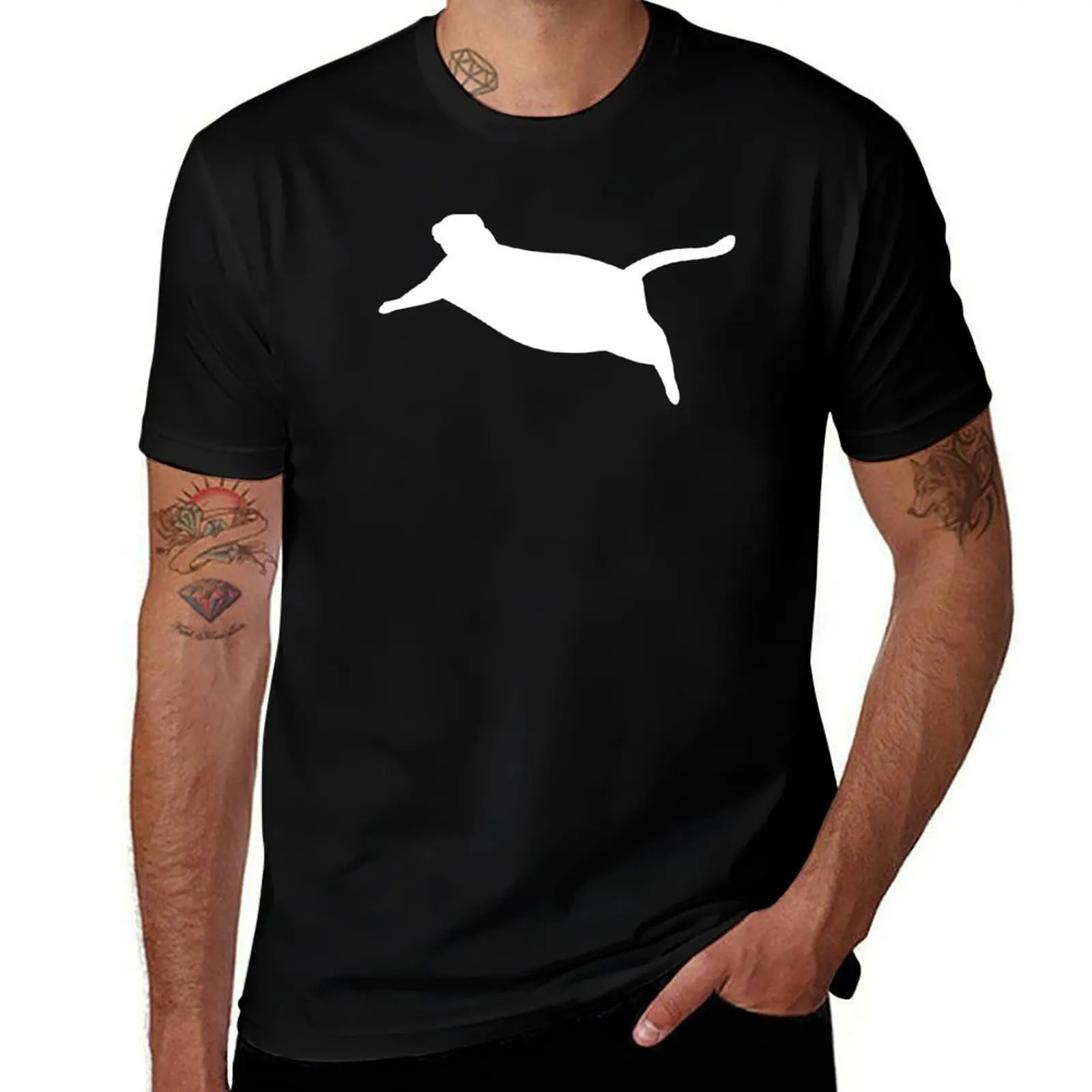 

man t man Cat men graphic Jumping for shirts man t shirts T-Shirt for tshirt funny Fat