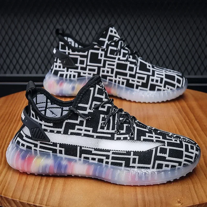 

Мужская обувь, легкие спортивные кроссовки, новые кроссовки, мужская обувь, дышащие кроссовки с сеткой, уличная трендовая прогулочная обувь на платформе