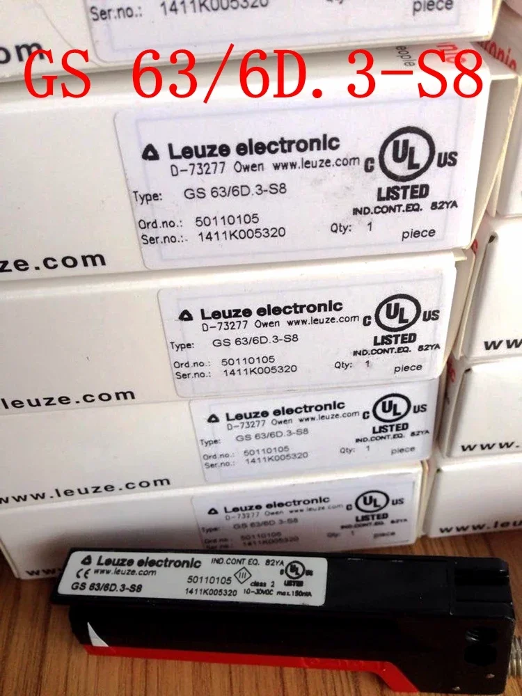 New Original  Leuze GS 63 / 6D.3-S8  NO.50110105 Label Sensor