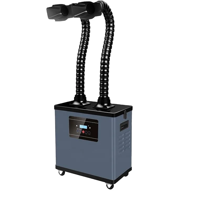 Laser Cutting Air Soldering Fume Extractor Absorber Machine Smoke Purifier Welding Fume Smoke Dust Collector Filter