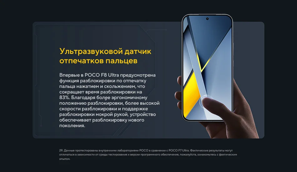 POCO F8 Ultra World Premiere Global Version Smartphone Snapdragon 8 Elite Gen 5 50MP 6.9" 120Hz display 6500mAh battery