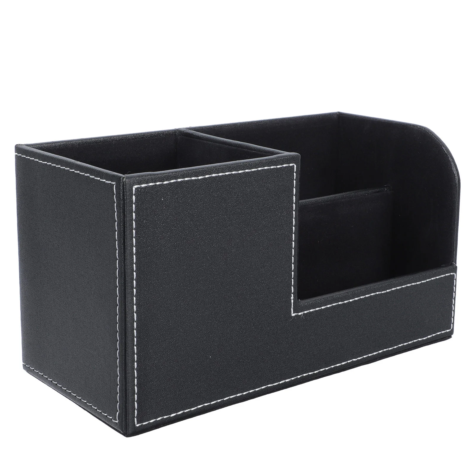 

1Pcs Stationery Organizer Premium PU Desktop Pen Holder for Office School Use Holds Pens Phones Cards Neat Desk Storage