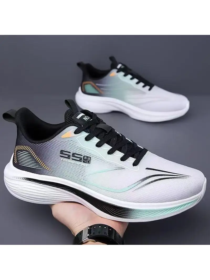 Autumn New Style Ultra-light Versatile Knot Youth Women's Shoes Couple Model Breathable Casual Sports Men's Large Size Studen...
