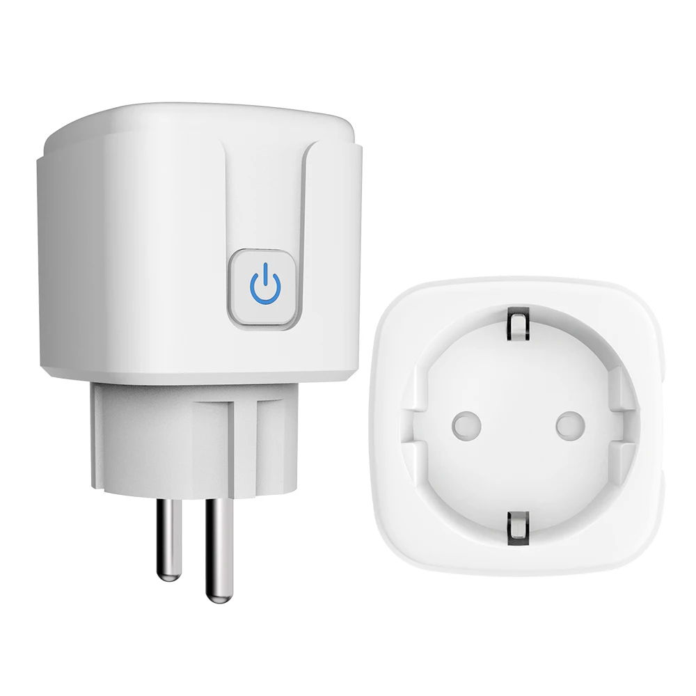 

XUK Tuya Smart Wi-Fi Plug with Power Monitoring&Timer 16A/20A EU Version Compatible with Alexa,Google Home and Smart Life