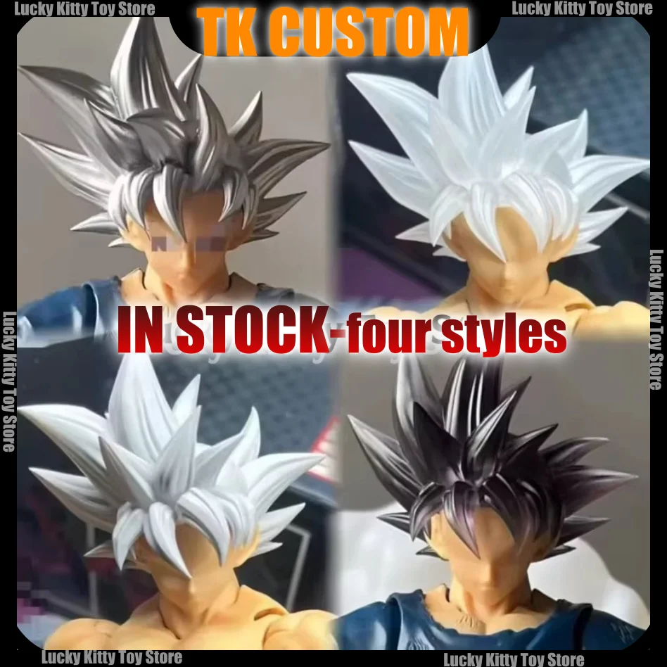 

TK CUSTOM Son Goku Head Sculpt Dragon Ball Ultra Instinct Goku Head Аксессуары Аниме Фигурка Модель Игрушки Подарки