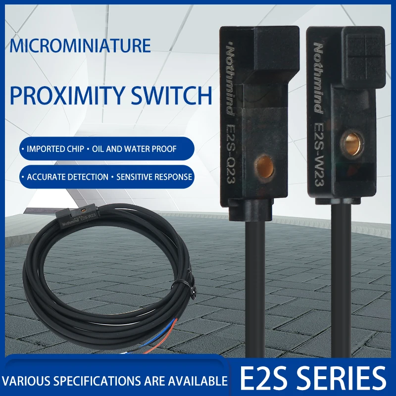 

E2S-W11 Normally open/normally closed microminiature proximity switch sensor detection distance of 1.6mm±15%