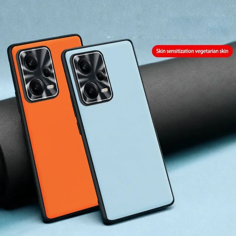 For Xiaomi Redmi Note 12 Pro Plus 5G Luxury Soft Silicone Edges Hard Shockproof Cover For Redmi Note 12 Pro Plus