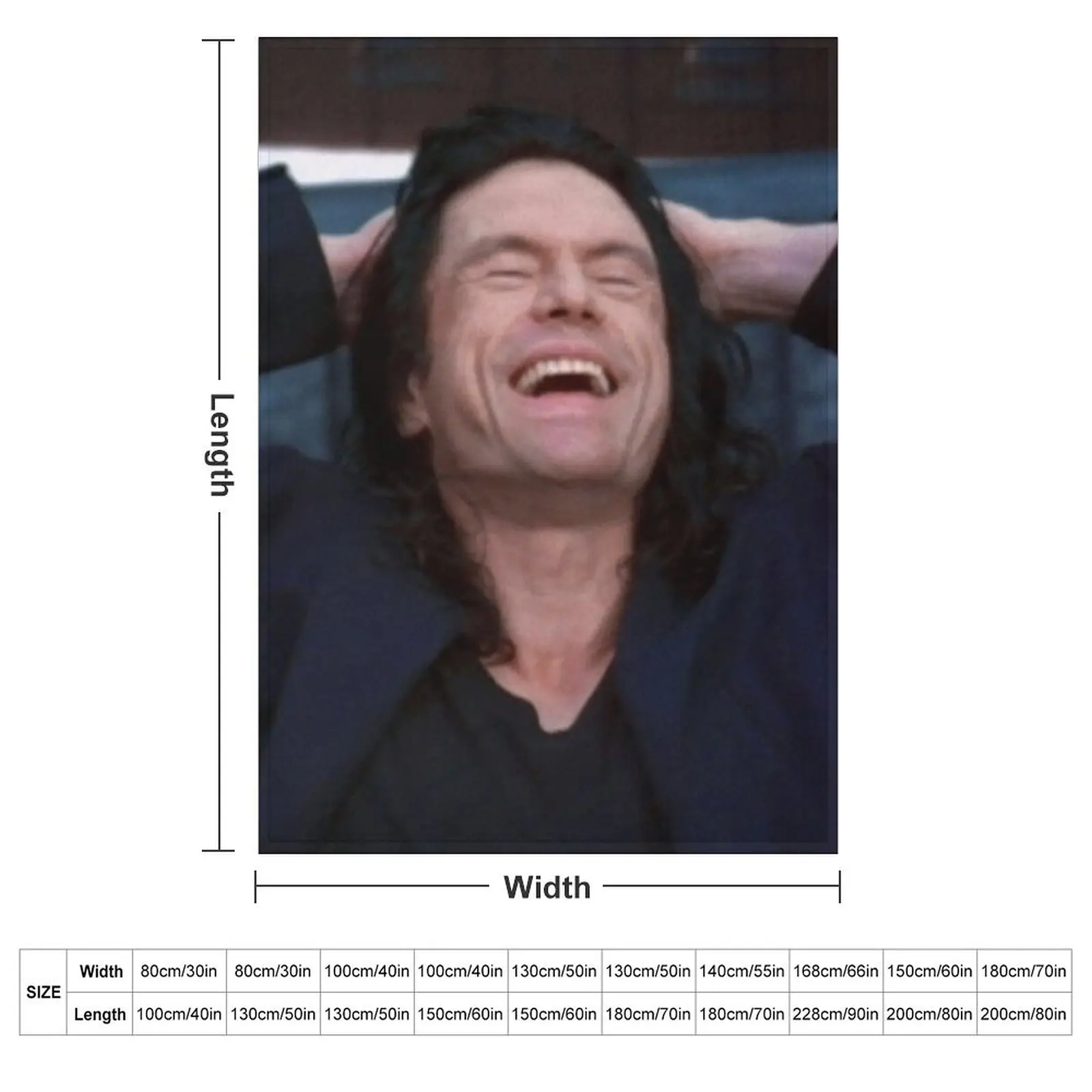 Tommy Wiseau Throw Blanket Loose Furrys Bed covers Sofas Blankets