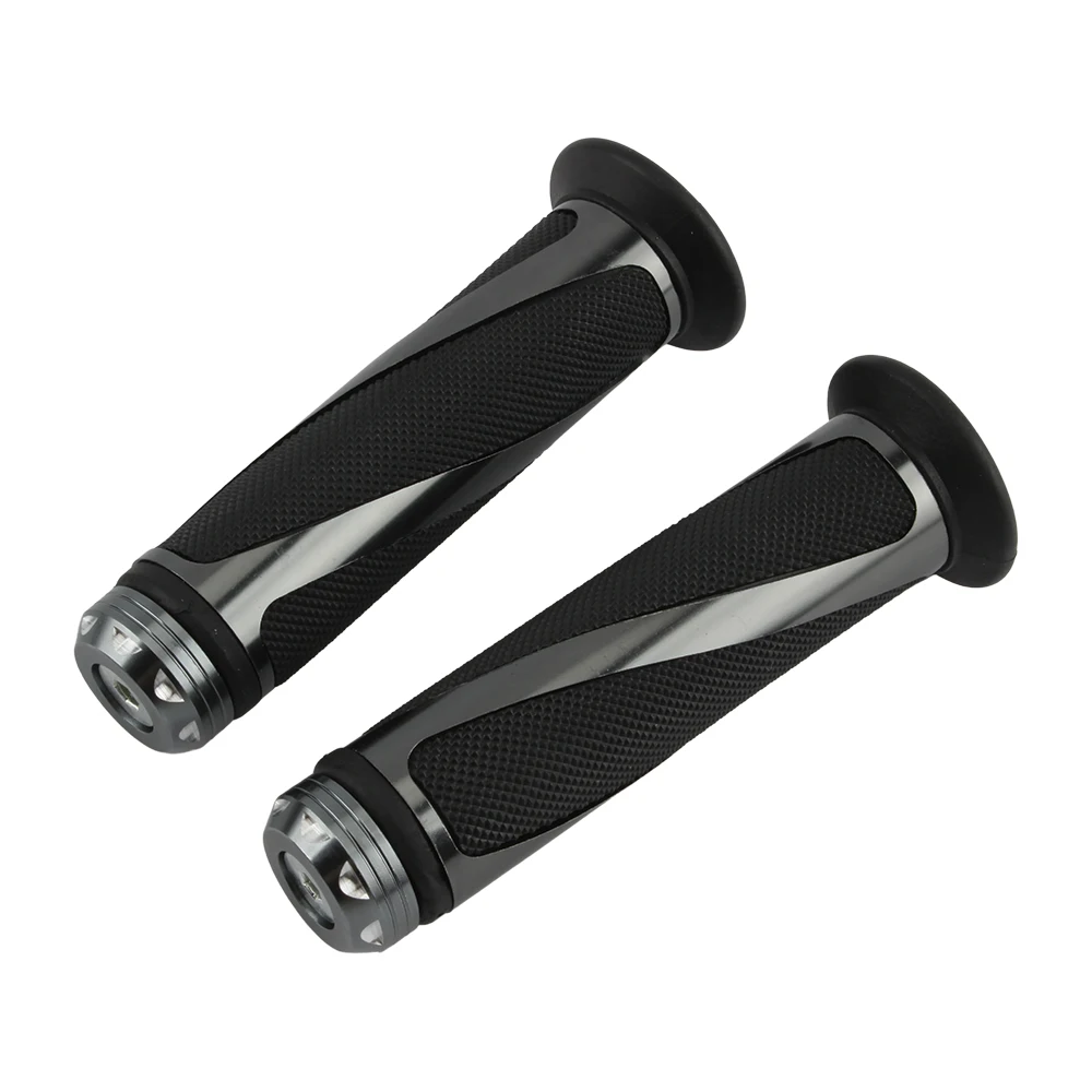 Motorradgriff 7/8 "22mm Universalgriff Lenker CNC für Kawasaki Honda Yamaha Suzuki Benelli Ducati Roller Ebike Motorrad
