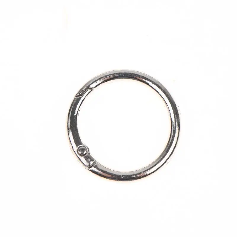 10 Stück 20/24/26/30MM Metall-Federverschlüsse Karabinerhaken Handtaschenverschluss Zinklegierung Schlüsselring Schnappverschluss O-Ring Campingverschluss – Detail 8