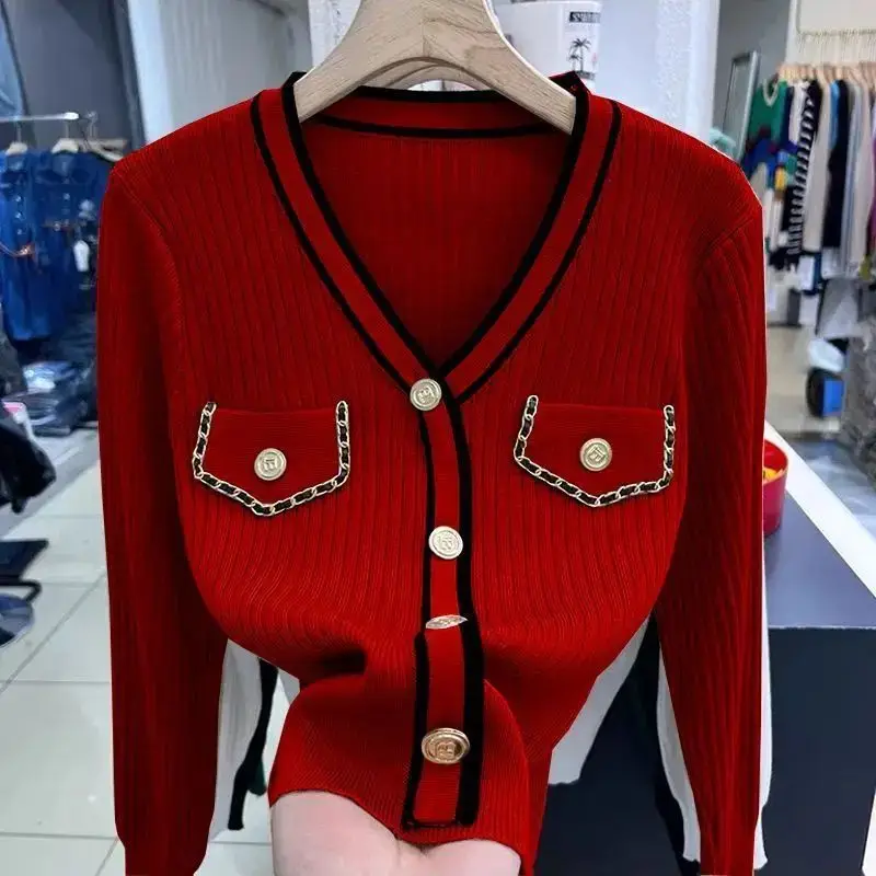

Ele V Ne Knitted Slim ort Sweaters for Women Spring Autumn Season Faionable Casual Comfortable 00% Other Material