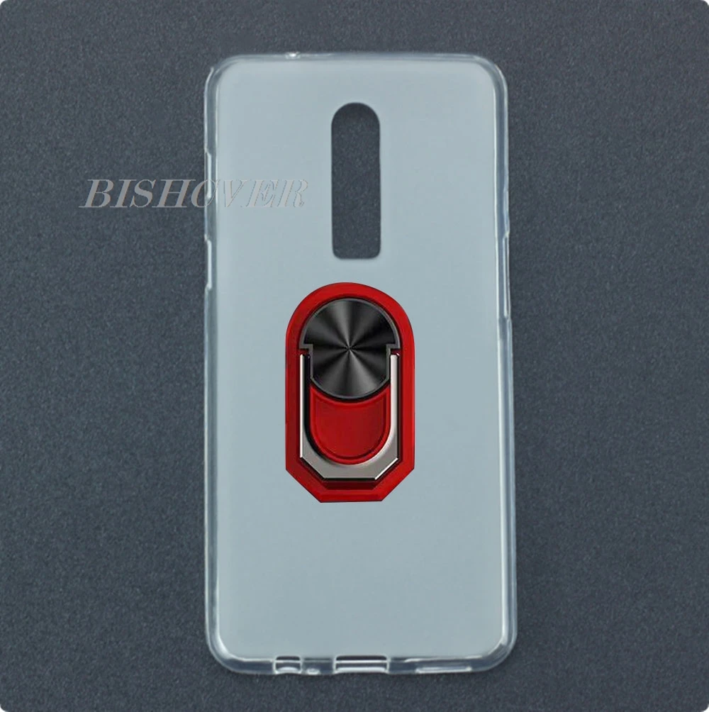 Магнитный чехол для телефона OnePlus 6 6,38 дюйма OnePlus6 One Plus 1 + 6 A6000, A6003, мягкий силиконовый чехол с кольцевым держателем