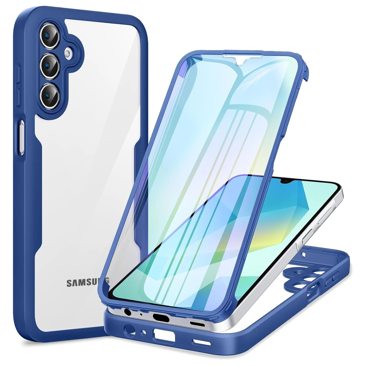 Vollständiger Körperschutz Hülle für Samsung Galaxy A57 A37 A27 A17 5G A56 A36 A26 A16 5G A55 A35 A25 Schutzhülle Funda Coque Capa