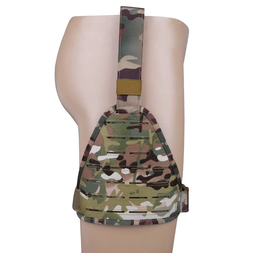 Hunting Drop Leg Buckled Thigh Strap Thigh Rig 1000D Nylon Panel Outdoor Black Hunting Panel,