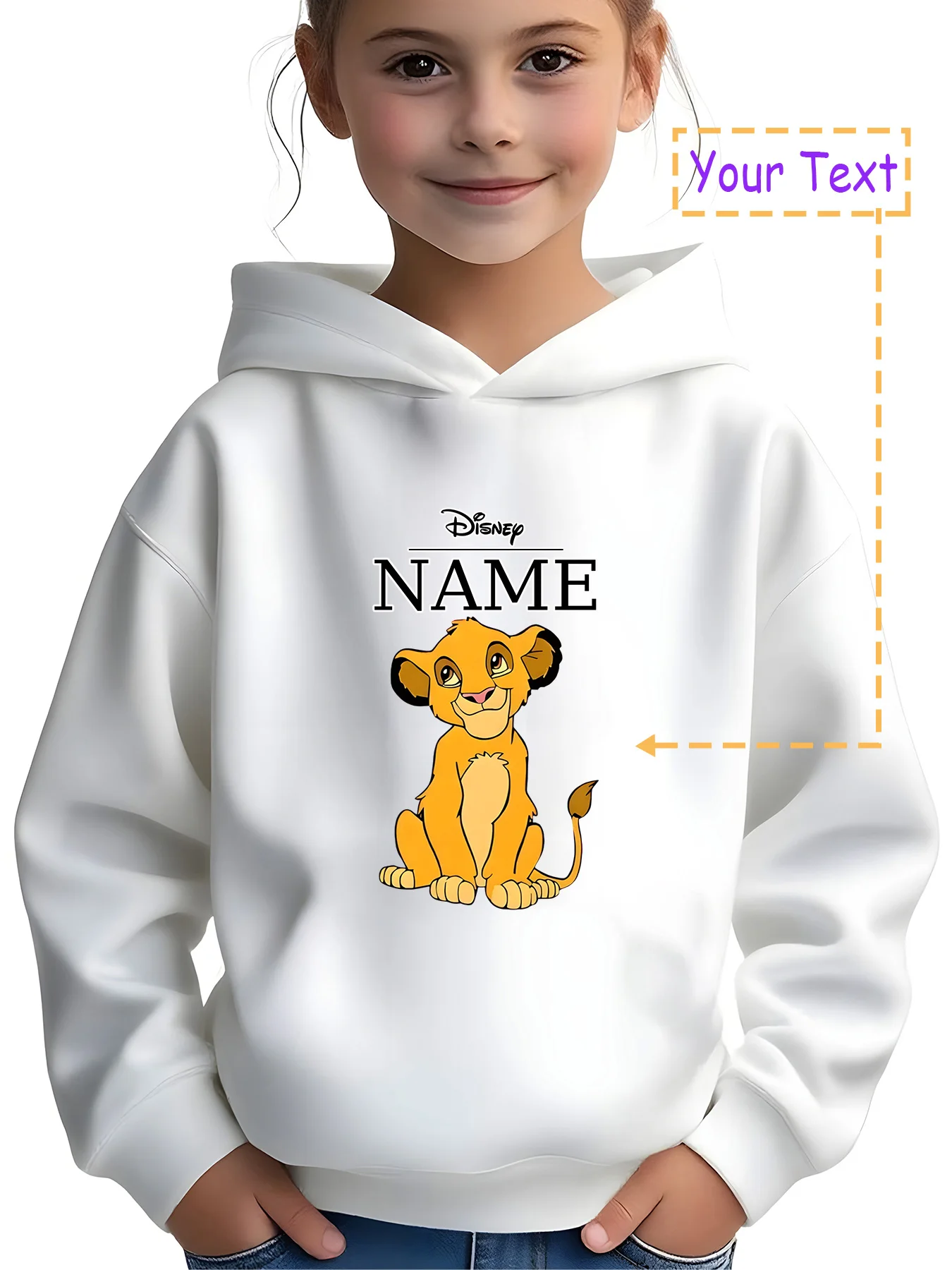 سترة MINISO Disney Stitch Name - طباعة مضحكة على شكل غرزة، حصريًا لمحبي الرسوم المتحركة، مثالية لنزهات نهاية الأسبوع وفصل الاجتماع