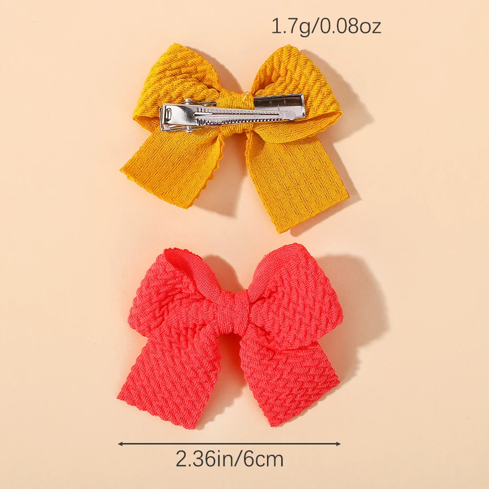 50 قطعة لون عشوائي جميل الشريط Bowknot مقاطع الشعر للأطفال اليدوية طفل الفتيات إكسسوارات الشعر بالجملة #6