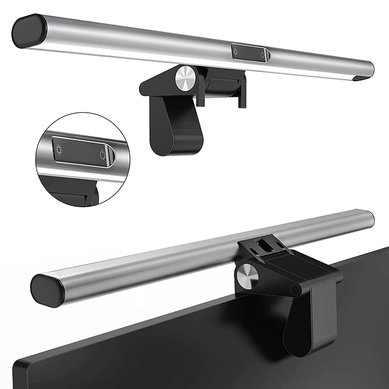 Office Smart Touch Control Reading Dimmable Eye Caring Lamp USB Screen Hanging PC Computer LED Light Bar