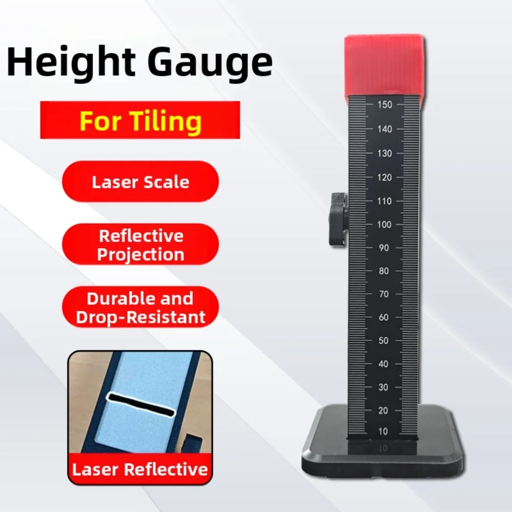 

1 шт., линейка высоты плитки для потолка, измерительная линейка с магнитным основанием, регулируемый измеритель высоты, контурный маркер, измерительная линейка