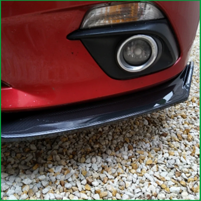 

Car Styling For Mazda 3 Front Bumper Lip Protector Plate Cover Trim 2014-2018 Car Styling Decoration Auto Accessories for Enhanc