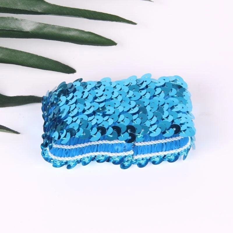 39BD Fashion Sparking Sequins Mangas elásticas del brazo elástico para mujeres y niñas Varios relajantes decorativos