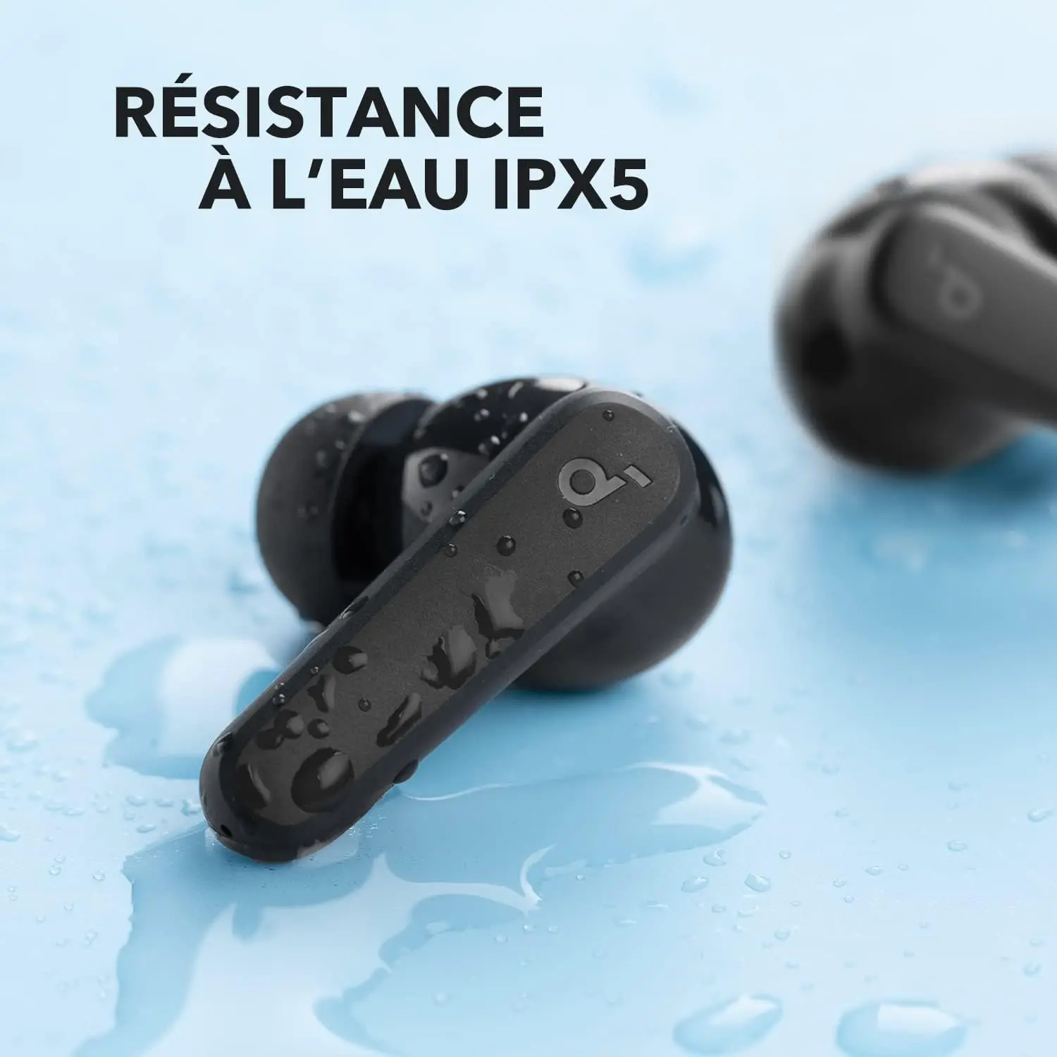 سماعات الرأس Soundcore من Anker R50i اللاسلكية بتقنية البلوتوث داخل الأذن، محرك 10 مم، Bluetooth 5.3، EQ قابل للتعديل، وقت تشغيل 30 ساعة