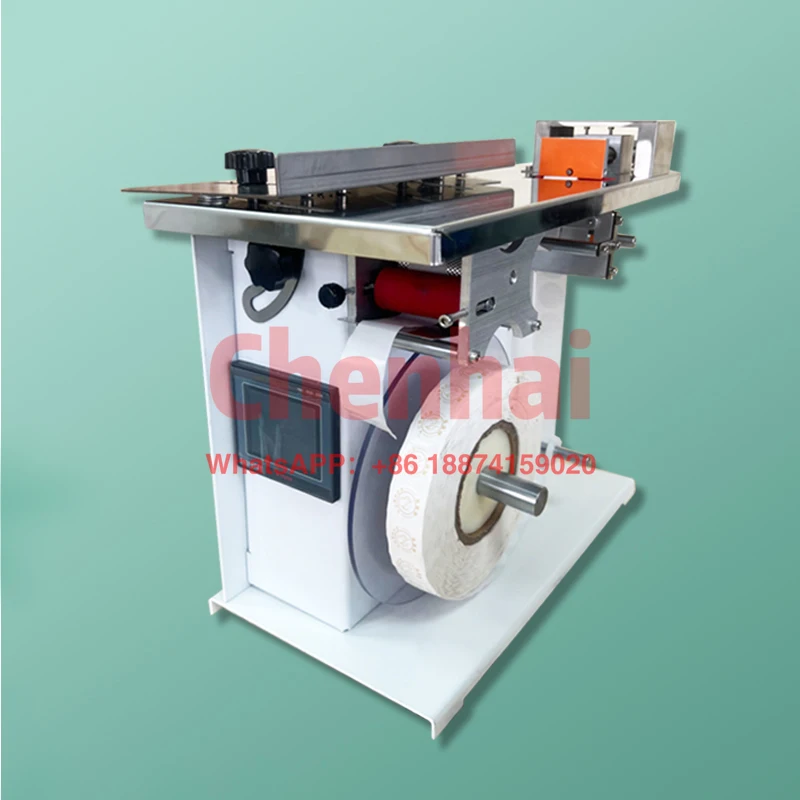 

Factory Tabletop Adhesive Sticker Semi-Automatic Carton Box Corner Labeling Machine