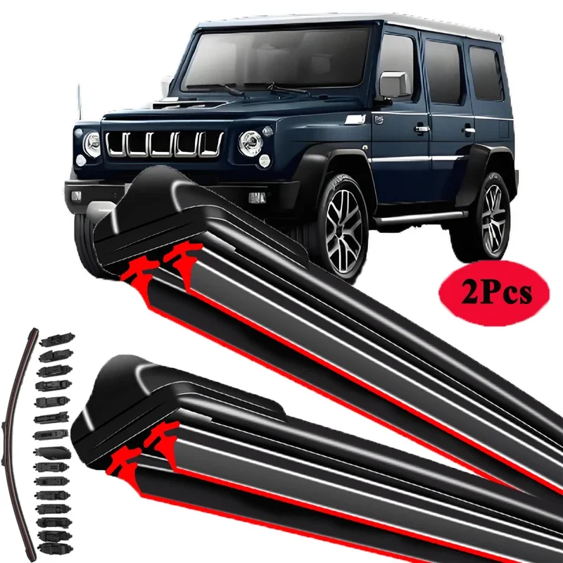 For BAIC BJ20 BJ40 BJ80 Plus UP Huansu S6 2013-2024 Car Windshield Wiper Blade Front Windscreen Brushes Washer Replacement Parts