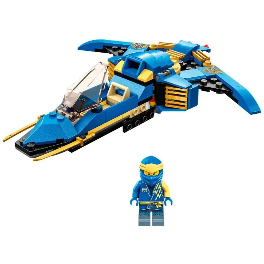 LEGO NINJAGO Jay's Lightning Jet EVO 71784, Upgradable Toy Plane