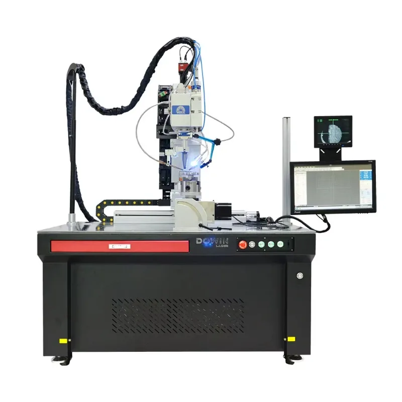 Fiber  Auto-Welding Workstation - CNC Roboticic Platform for Batch Production of Stainless Steel/Aluminum Components