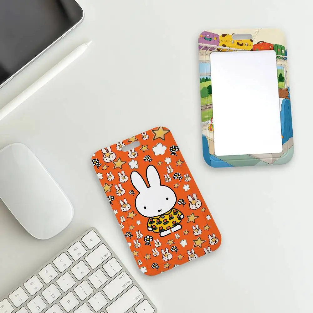 Cute M-Miffy Card Holder Student Campus Meal Cards Public Transport Subway Cardcase