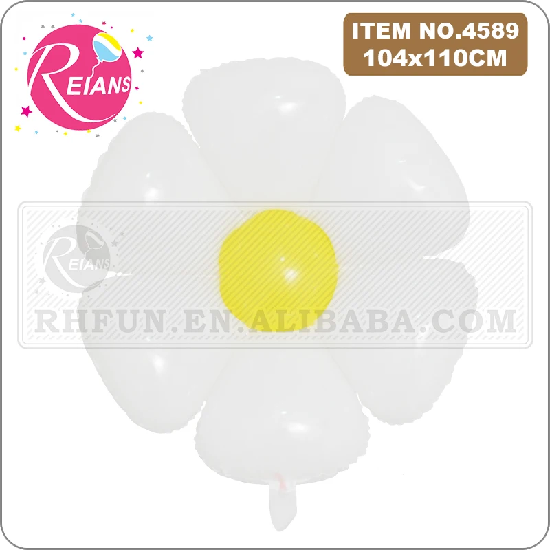 Giant White Flower Balloon Foil Balloons Children Birthday Party Wedding Decoration suppliers Baby Shower Summer sunflower Toy