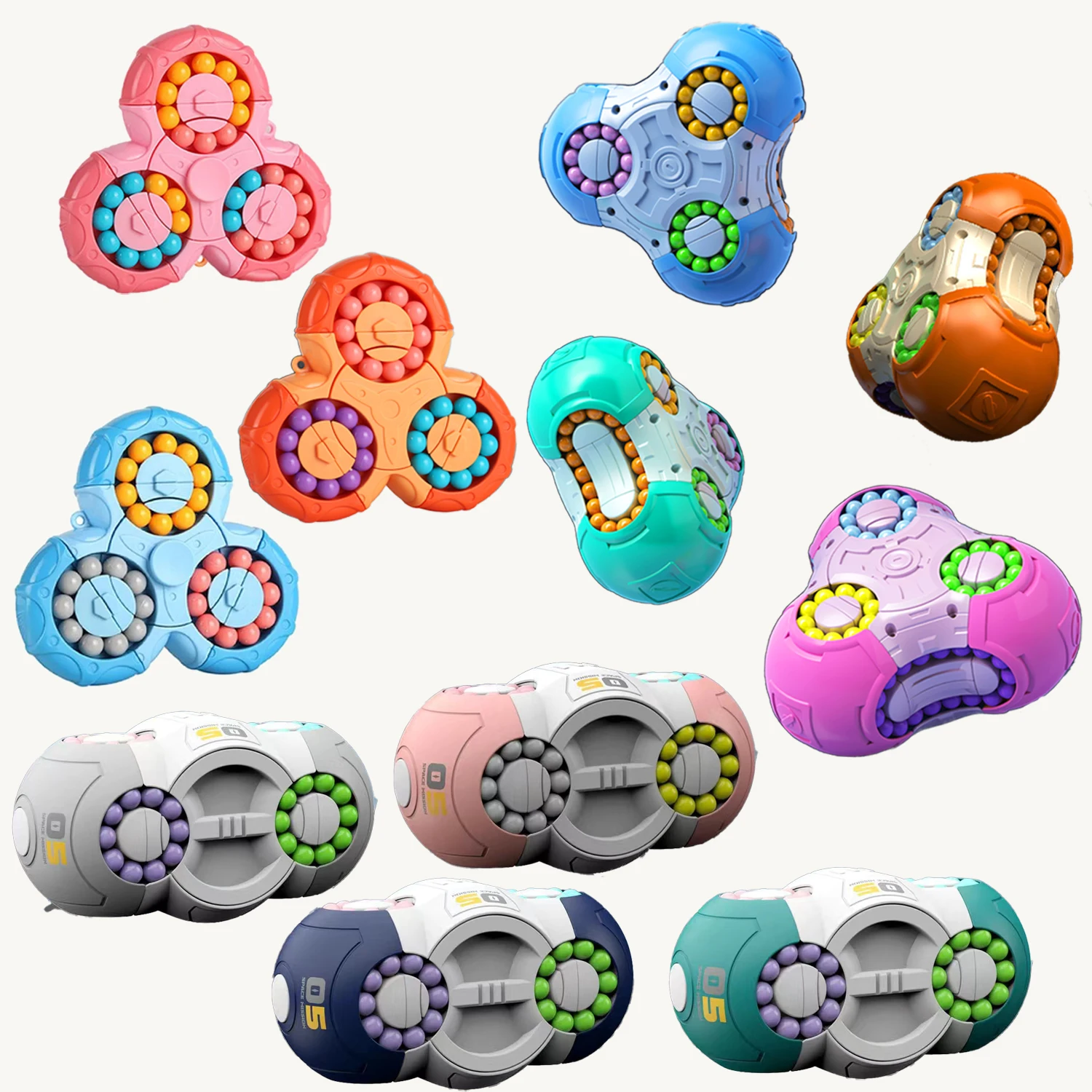 

Rotation Finger Magic Bean Intelligence Gyro Fingertip Fun Stress Relief Professional Smooth Games Children's Puzzle Toys Gifts