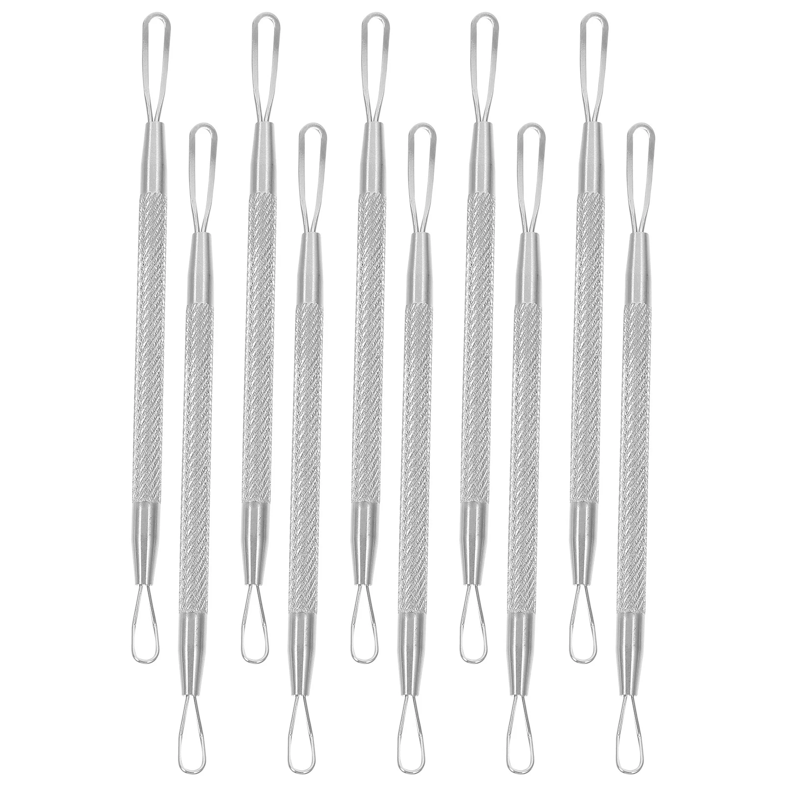 Agujas para espinillas de Material de alta clase, 7 Uds., removedor de espinillas, seguro, confiable, sin óxido, fácil de usar, extractores de comedones, Kits de limpieza