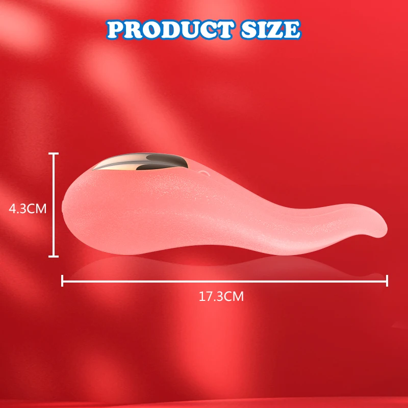 HESEKS Clitoral Tongue Licking Vibrator Soft Silicone Portable G Spot Clitoris Stimulator Sex Toys For Women Couples 18+