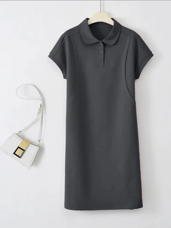 T-shirt décontracté en coton Ne ort Sve Dr pour femme, coupe ample, mi-long, coupe droite, été Dr