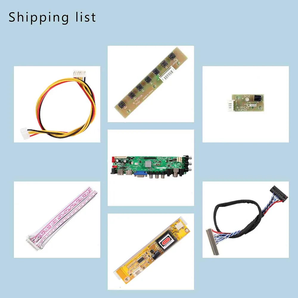 For 1280x800 HDM I VGA AV USB ATV DTV LCD Controller Board B154EW01 LP141WX3