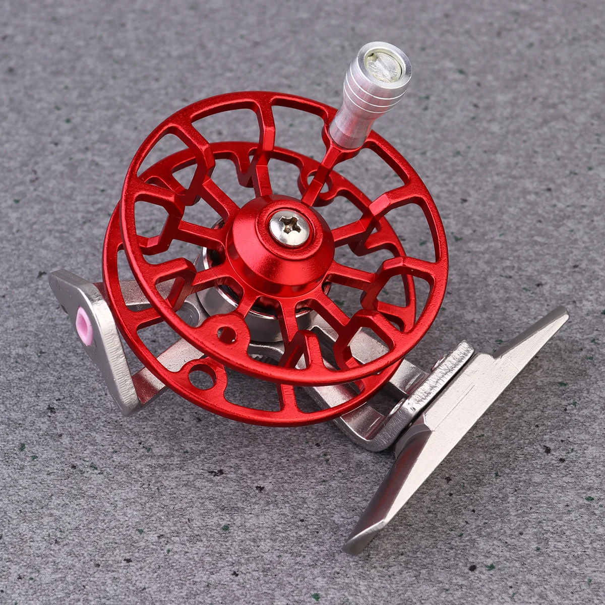 Fly Fishing Reel Necessary Tool Wheel Aluminum Right Hand Gear Smooth Operation Red