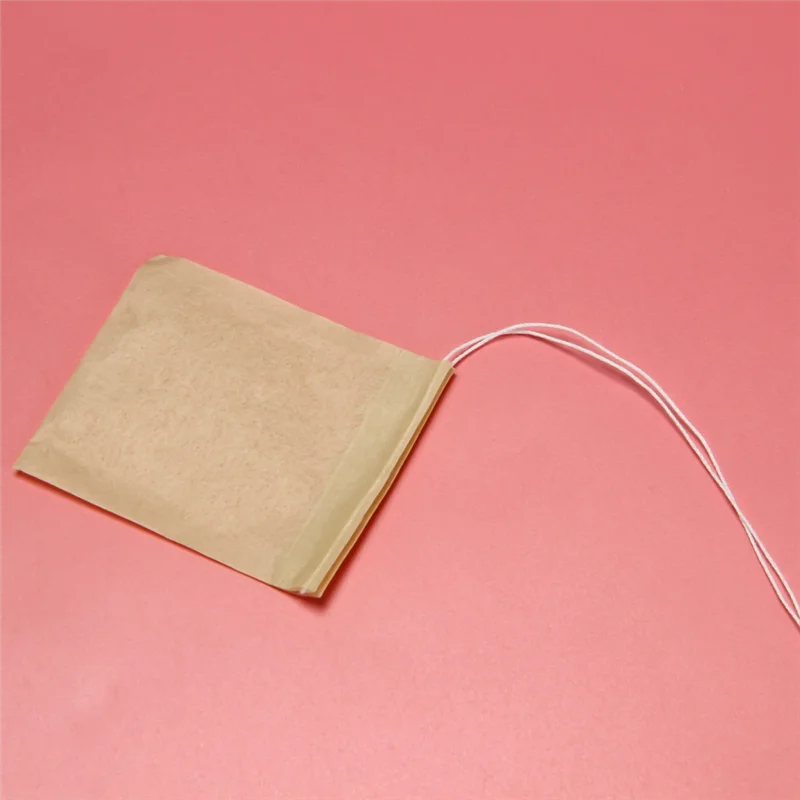 

BHTS-3000PCS Tea Filter Bags, Disposable Paper Tea Bag With Drawstring Safe Strong Penetration Unbleached Paper