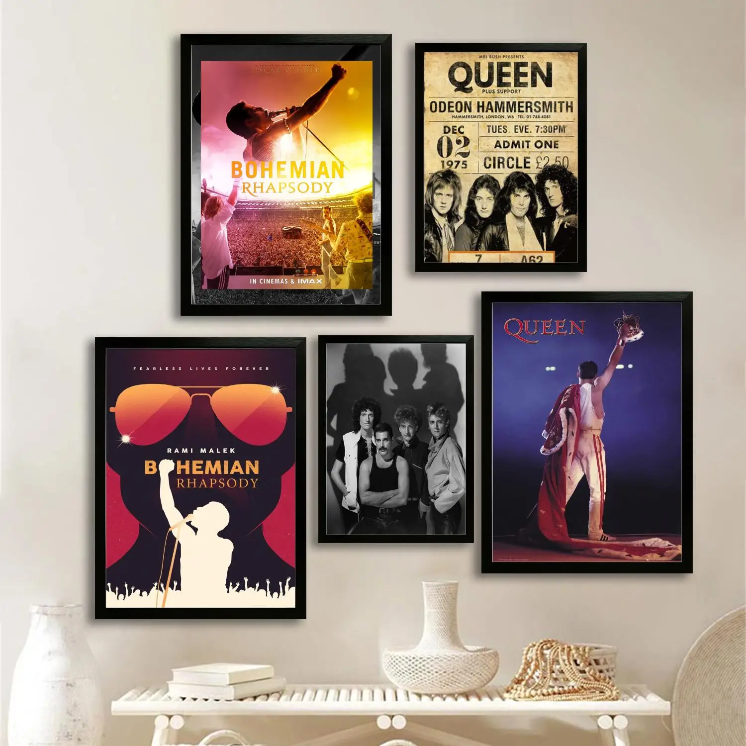 bohemian rhapsody Canvas Art Poster, Wall Art Picture Print, Modern Family Bedroom Decor Posters,Decorative painting