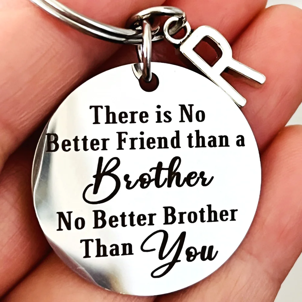 Birthday Gifts for Brother No Better Friend Than A Brother No Better Brother Than You Friendship Keychain for Men Friend