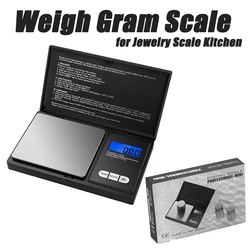 Jewelry Mini Stainless Steel Electronic Scale Digital Pocket Scale Gold Gram Balance Weight Scale Portable Pocket Scale