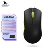 Darmoshark M3S MAX Gaming Mouse Wireless 8K Blutooth Tri-Mode 7 Keys PAW3950 30000DPI Nordic 52840 Macro Game Mosue Lightweight