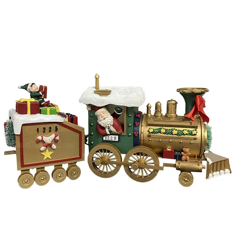 

Santa Claus Train Ornaments Ornaments Christmas Bedroom Living Room